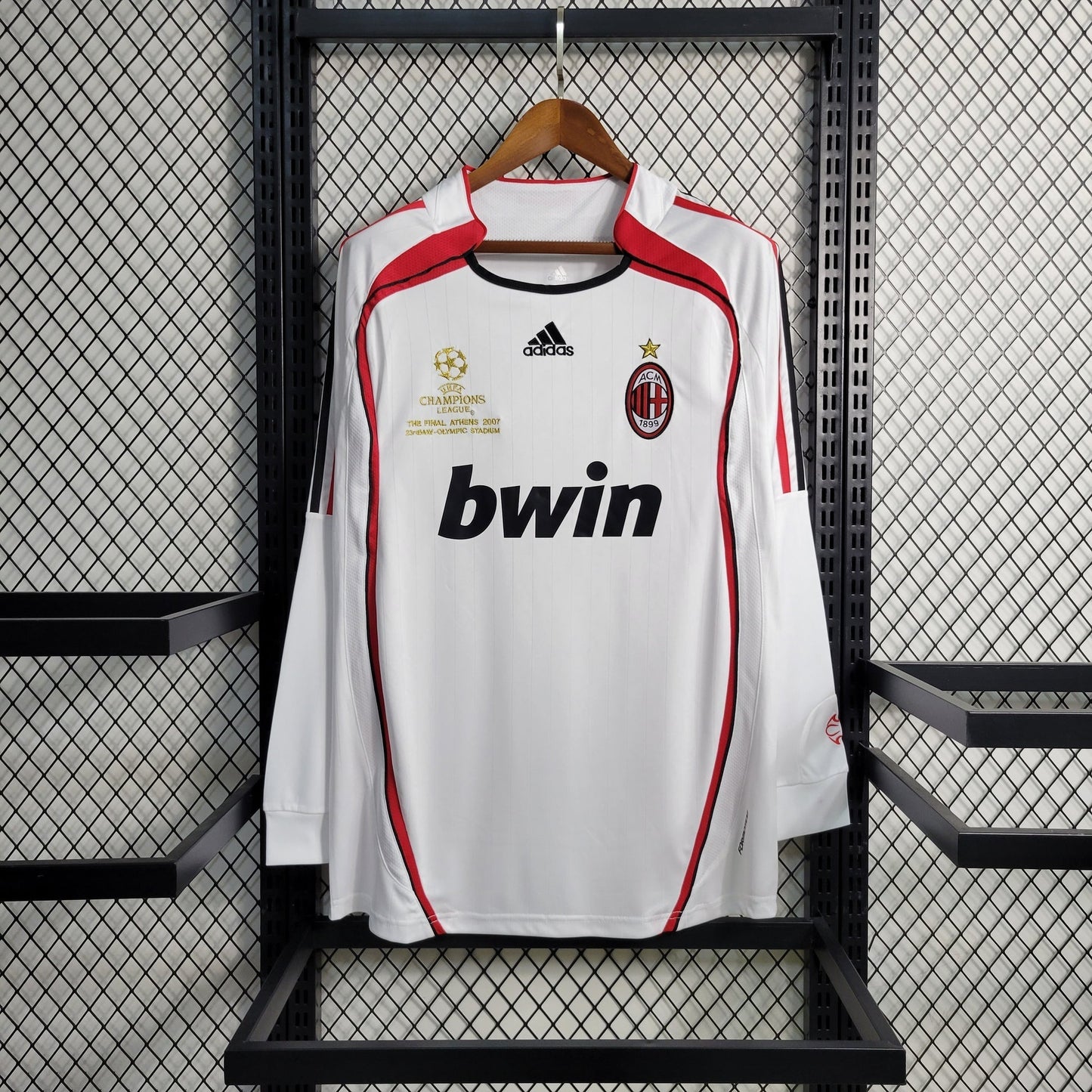 AC Milan Away 06/07 - Champions League Final - Long Sleeve